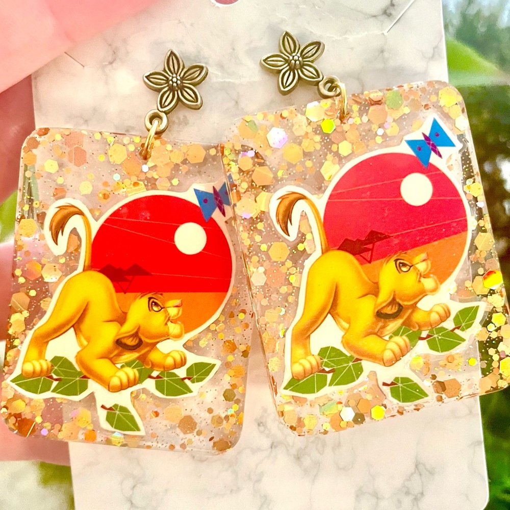 The Lion King Inspired Earrings
